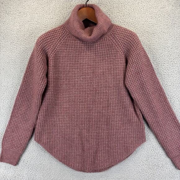 Kuhl Sienna Sweater Womens Medium Fisherman Cabincore Cozycore Chunky Cowl Neck - Picture 2 of 13